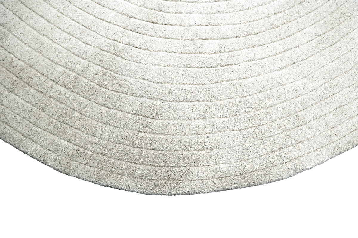 Ivory Hand-Tufted Wool Area Rug | Beluga Design 56