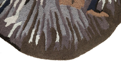 Hand-Tufted Wool Area Rug – Blue | Beluga Design 74