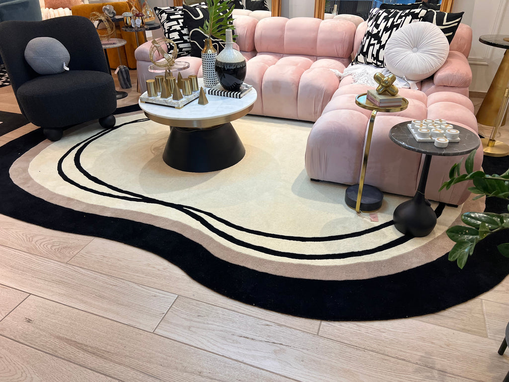 Beluga Tufted Design 57 Ivory Black