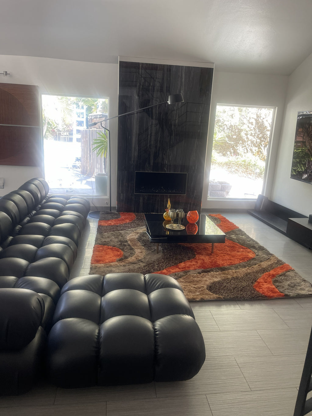 Luxury Shag Viscose Shiny Design Plush Area Rug/ Carpet - S.V.D DESIGN 29.