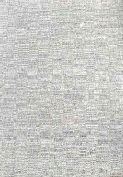 Modern Cream Rug with Blue, Grey & Gold-Brown High-Low Abstract Pattern - KAI 303