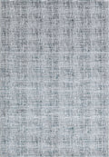 Fresh Cream Rug with Green and Silver Geometric Accents - Z240A
