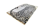 Luxury Soft-Touch Rug in Bronze, Metallic, Copper & Black Cheetah (Feline) Print Design - Z340A (POL806)