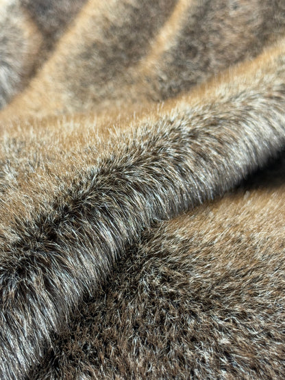 Faux Mink Throw - MINKO 10 Brown