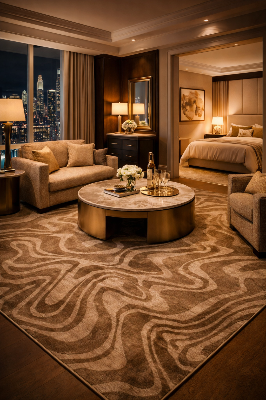 Boca Beige Area Rug