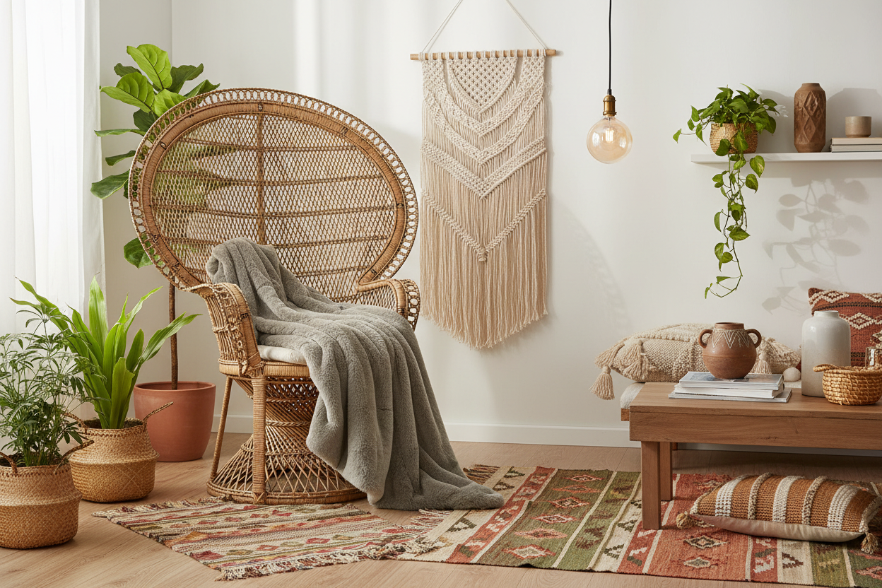 Luxe Cozy Mocha Chinchilla Faux Fur Throw Blanket – Ultra-Soft Plush Bedspread