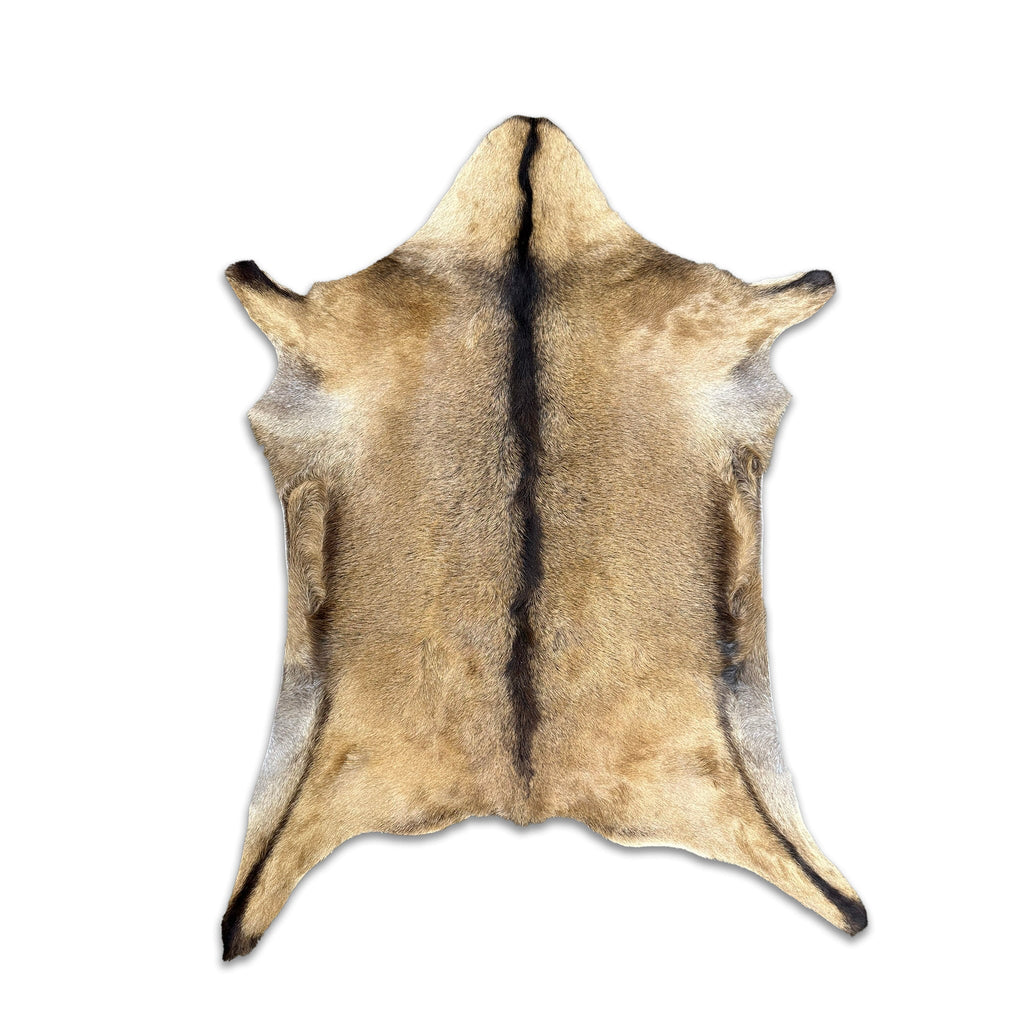 Real Goat Leather Hide Natural Hair Color
