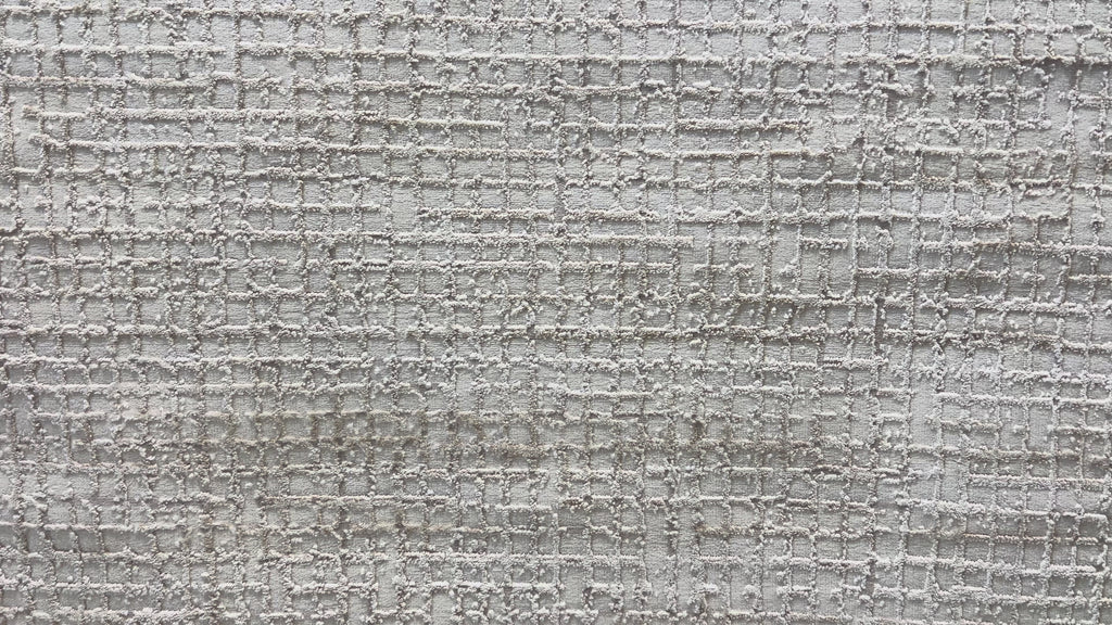 Squared Geometric Tone-on-Tone Rug in Creamy Sandy Beige with Mocha High-Low Texture - NUDE 26