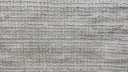 Squared Geometric Tone-on-Tone Rug in Creamy Sandy Beige with Mocha High-Low Texture - NUDE 26