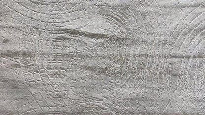 Bohemian Tone-on-Tone Creamy Beige Rug Crafted with High-Low Sandy Beige circle round Detail - NUDE 27