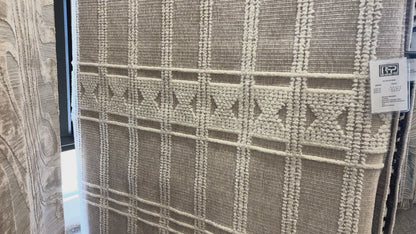 Cream/Beige Rug with Bohemian Motif and High-Low Soft-Touch Texture - TIA 104.
