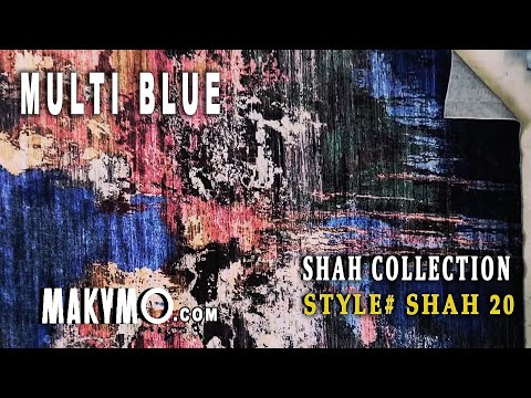 Foldable Anti-Slip Polyester Area Rug | Style# SHAH-20 - Elevate Your Space