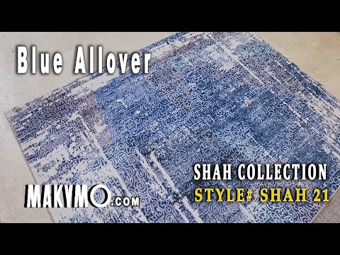Foldable Anti-Slip Polyester Area Rug | Style #SHAH-21 - Elevate Your Space