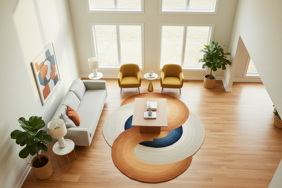 Hand-Tufted 100% Wool Area Rug | Beluga Design 42