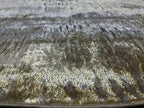 Polyester Gold Viscose Blend Oval Shape Rug/Carpet - Style# Maximus 02427C00 - Color-Changing Flat Weave Rug