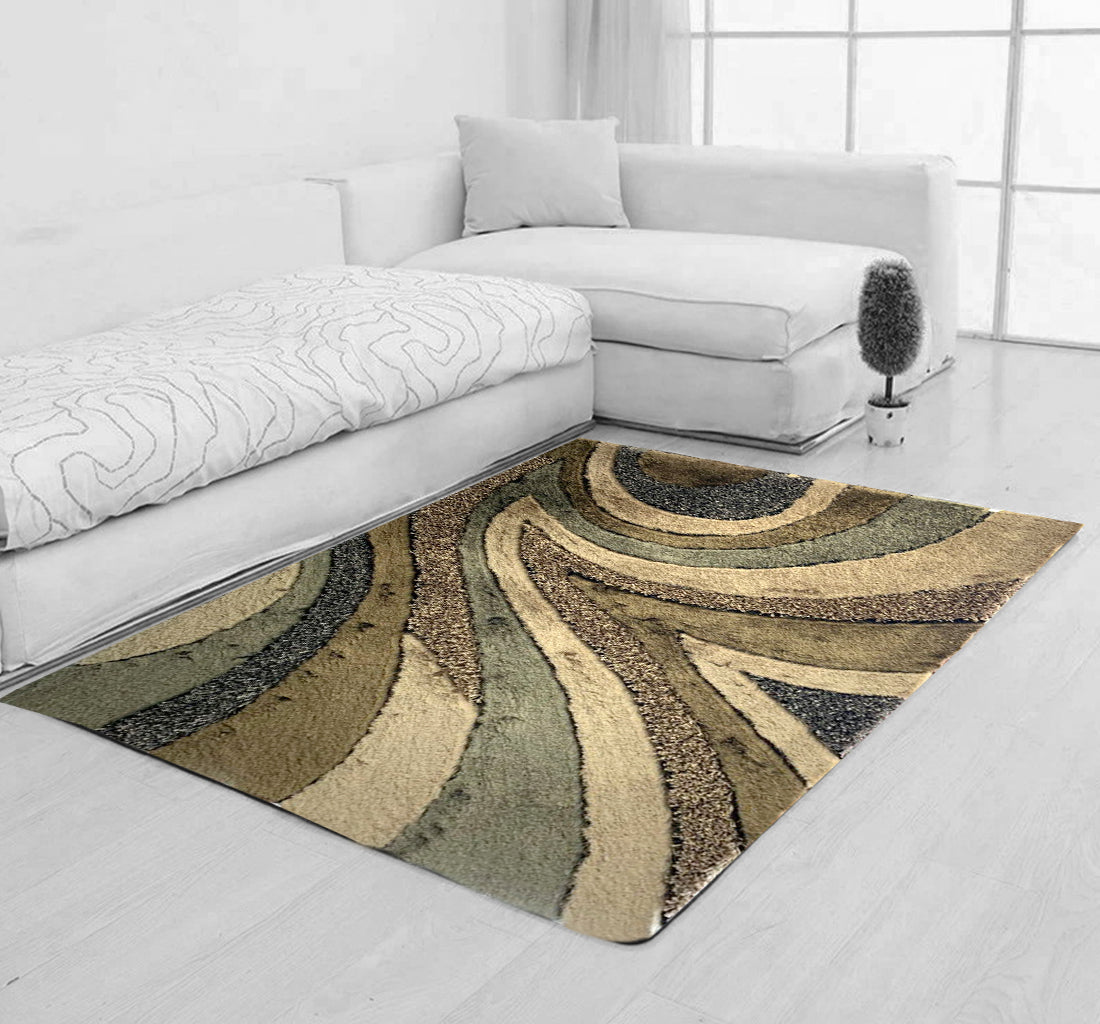 Beautiful Shag Soft Shiny Plush Design Area Rug/ Carpet