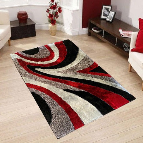 Beautiful Shag Soft Shiny Plush Design Area Rug/ Carpet