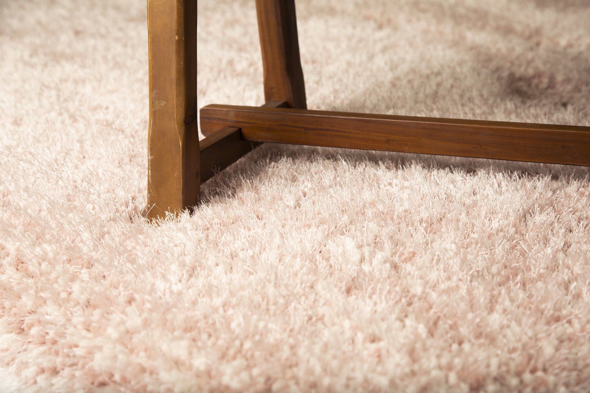 Plush Fluffy Soft Shinny Multi Textural Shag Area Rug/Carpet Rose/Pink