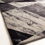 Ultra-soft Cozy Abstract Shimmery Foil Illuminating Area Rug/Carpet