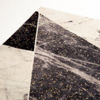 Ultra-soft Cozy Abstract Shimmery Foil Illuminating Area Rug/Carpet
