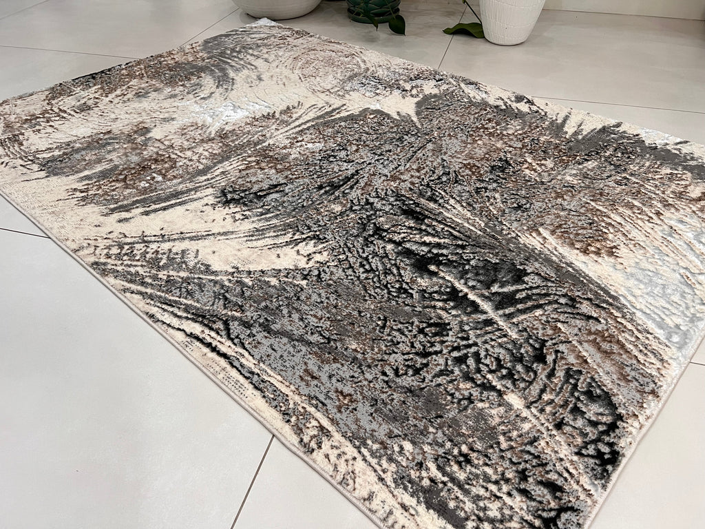 Color-Changing Polyester Viscose Blend Area Rug | Style# BIV 606 - Flat Weave Rug