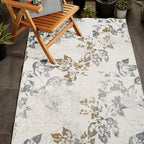 Leaf Soft Print Cozy Faux Fur Carpet/Area Rug