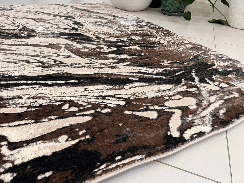 Color-Changing Polyester Viscose Blend Area Rug | Style# BIV 610 - Flat Weave Rug