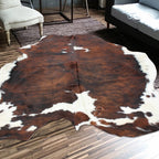 Real Leather Cowhide Cow9 by Rug Factory Plus