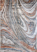 Chromatic Transformation: Foldable Flat Weave Area Rug with Shifting Hue