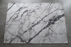 White Marble Vintage Print Design Area Rug/ Carpet