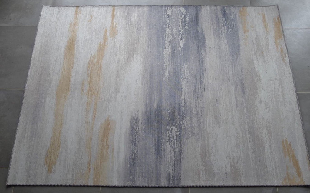 Beige Faded Comfort Art Design Print Area Rug/ Carpet