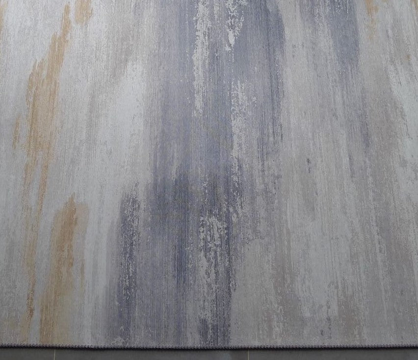 Beige Faded Comfort Art Design Print Area Rug/ Carpet