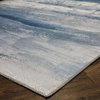 Blue Meadow Comfort Print Art Design Area Rug/ Carpet