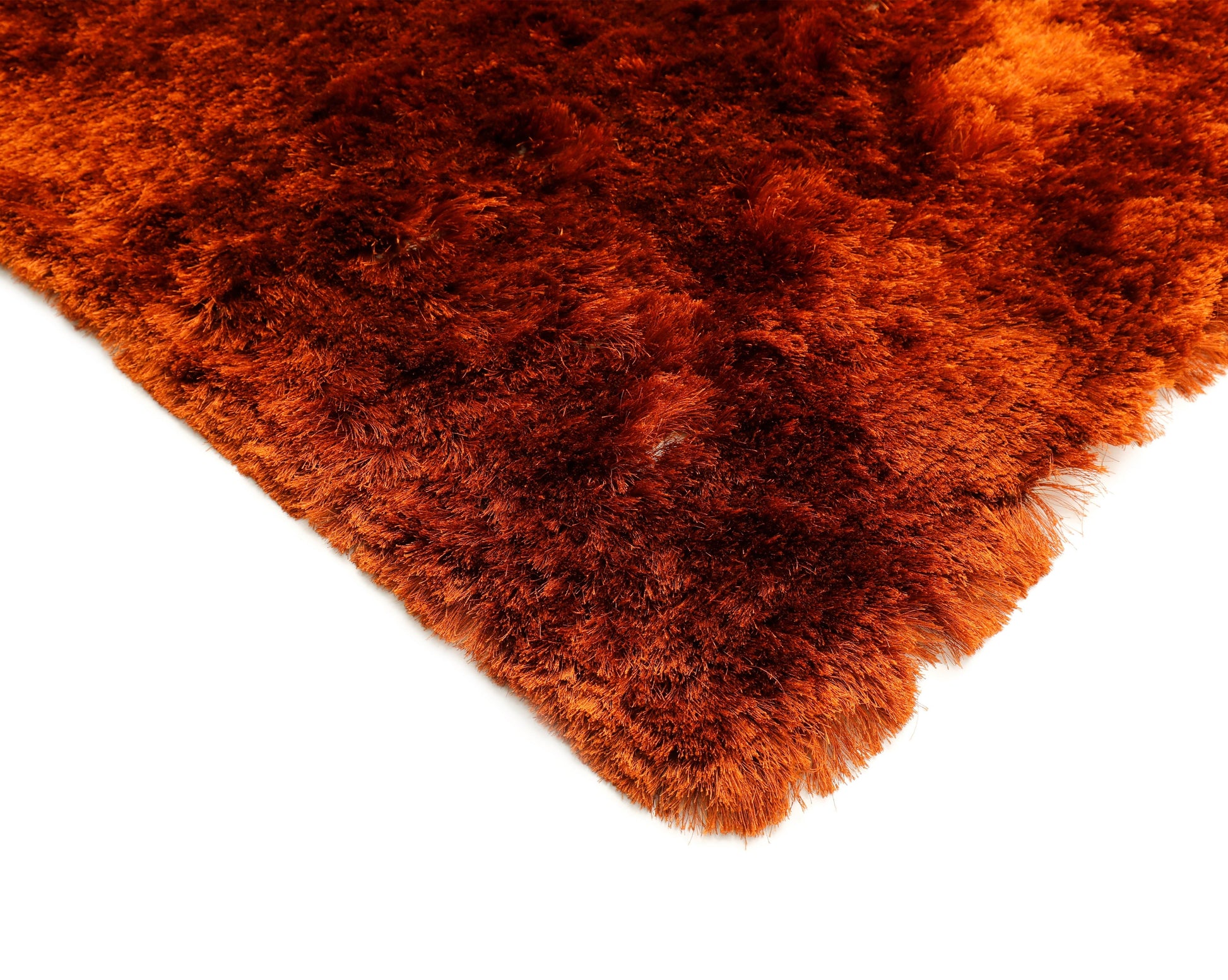 Brisa Shag Solid & Two Tone Ginger Rust