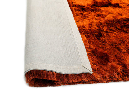 Brisa Shag Solid & Two Tone Ginger Rust