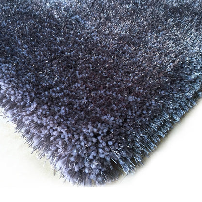 Plush Fluffy Soft Shinny Multi Textural Gray Shag Area Rug/Carpet