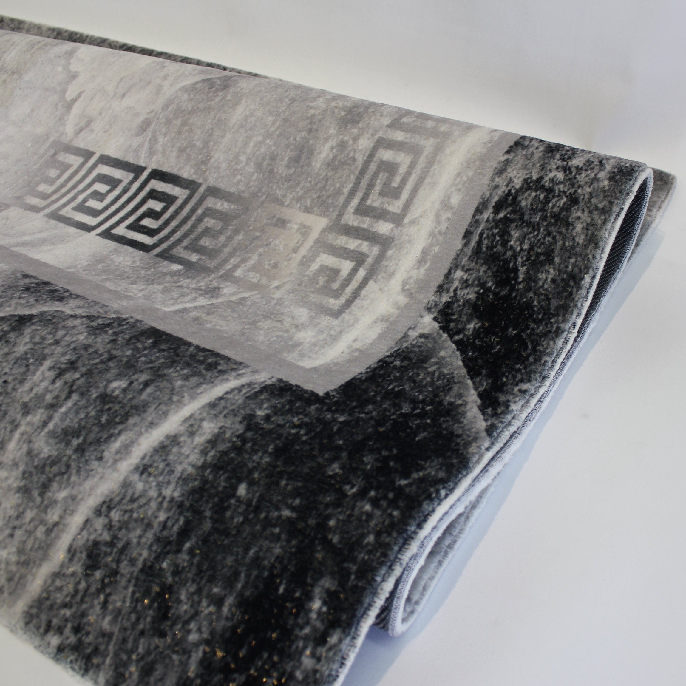 Ultra-soft Cozy Abstract Shimmery Foil Illuminating Rug/Carpet , high-quality and extra comfort