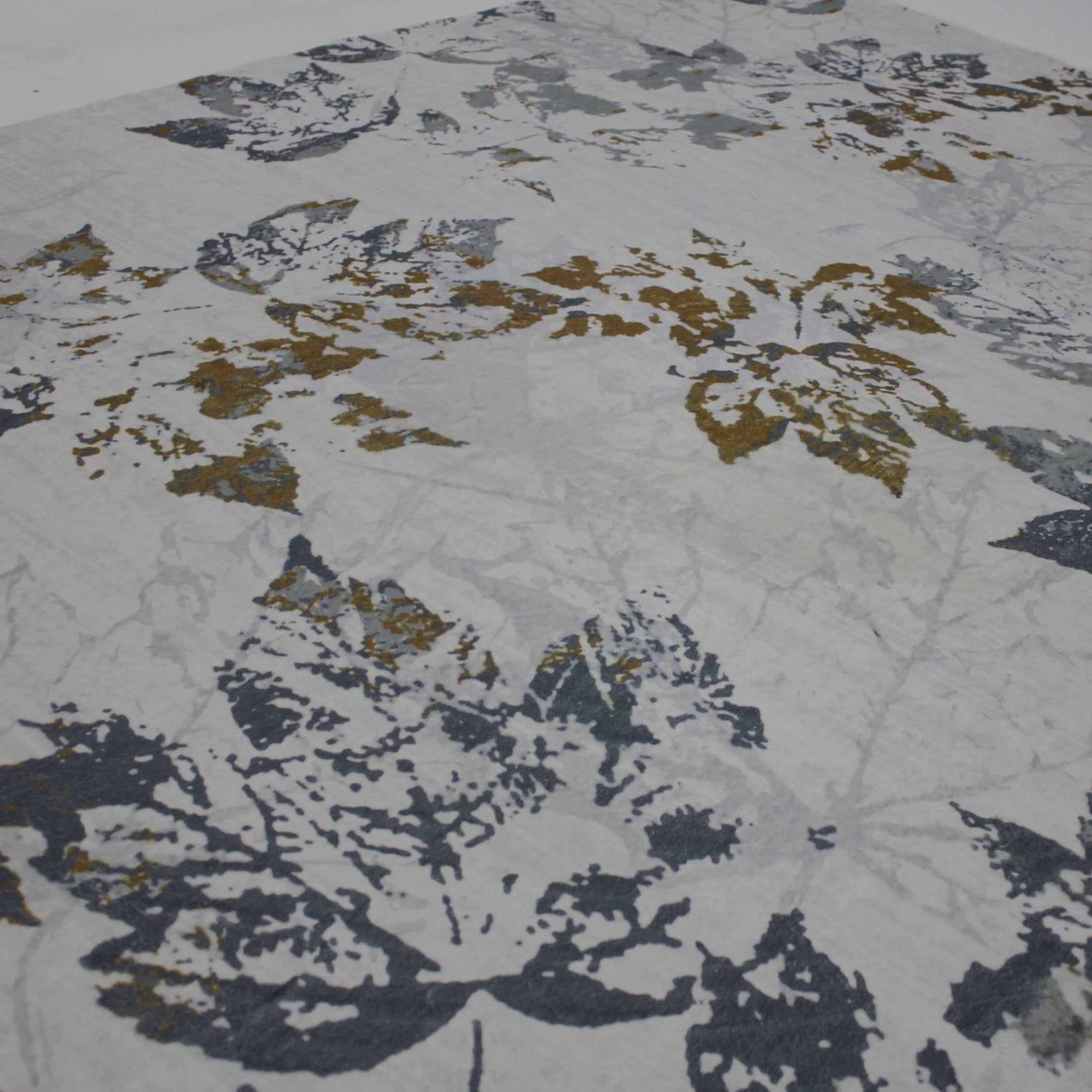 Leaf Soft Print Cozy Faux Fur Carpet/Area Rug