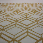 Mosaic Lines Soft Print Cozy Faux Fur Carpet/Area Rug