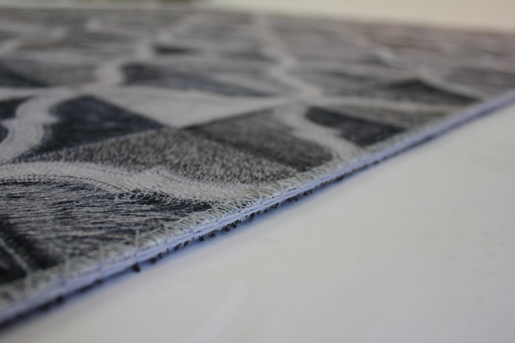 Print On Rug Patch Work Geometric Area Rug