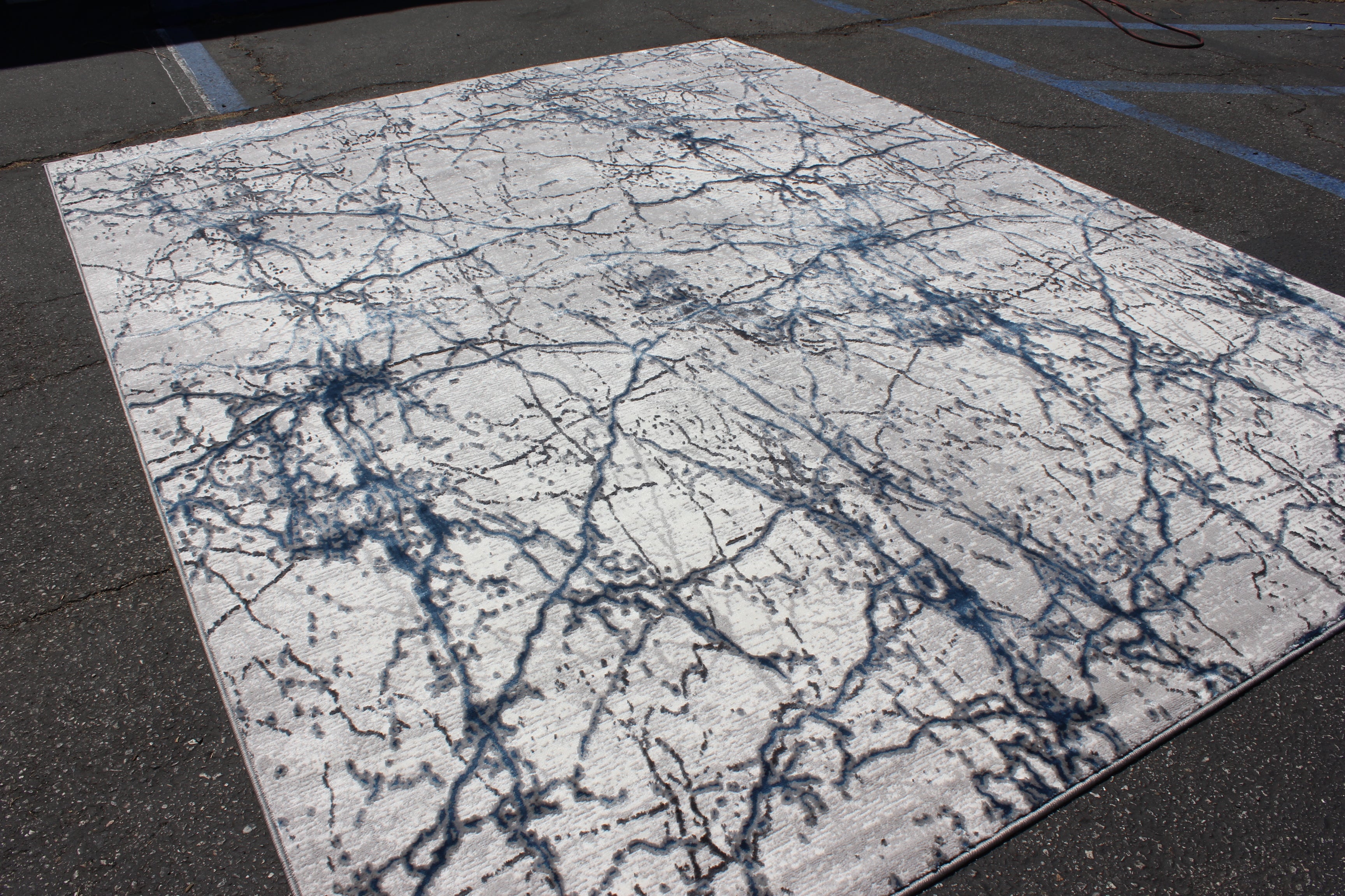 Comfortable Soft Shimmery Cozy Fluffy Design Area Rug/ Carpet