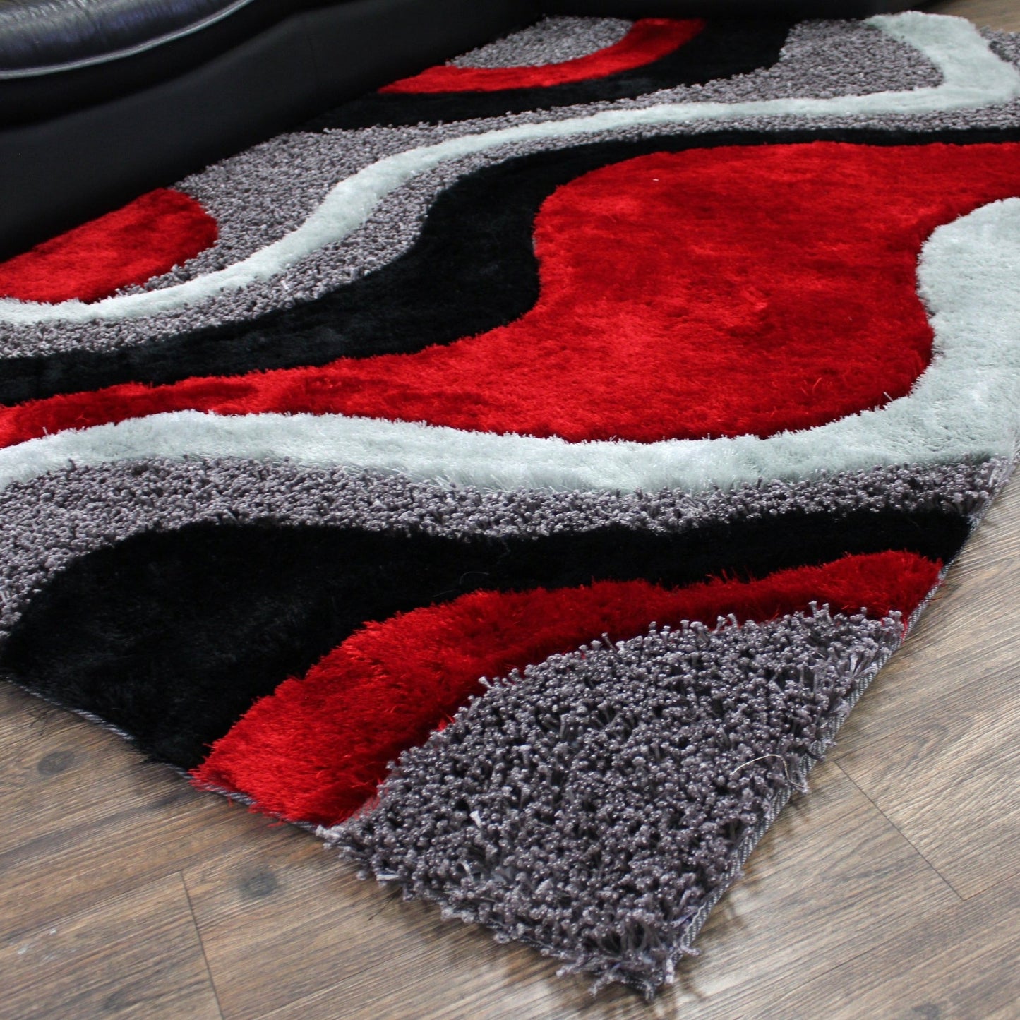 Luxury Shag Viscose Shiny Design Plush Area Rug/ Carpet