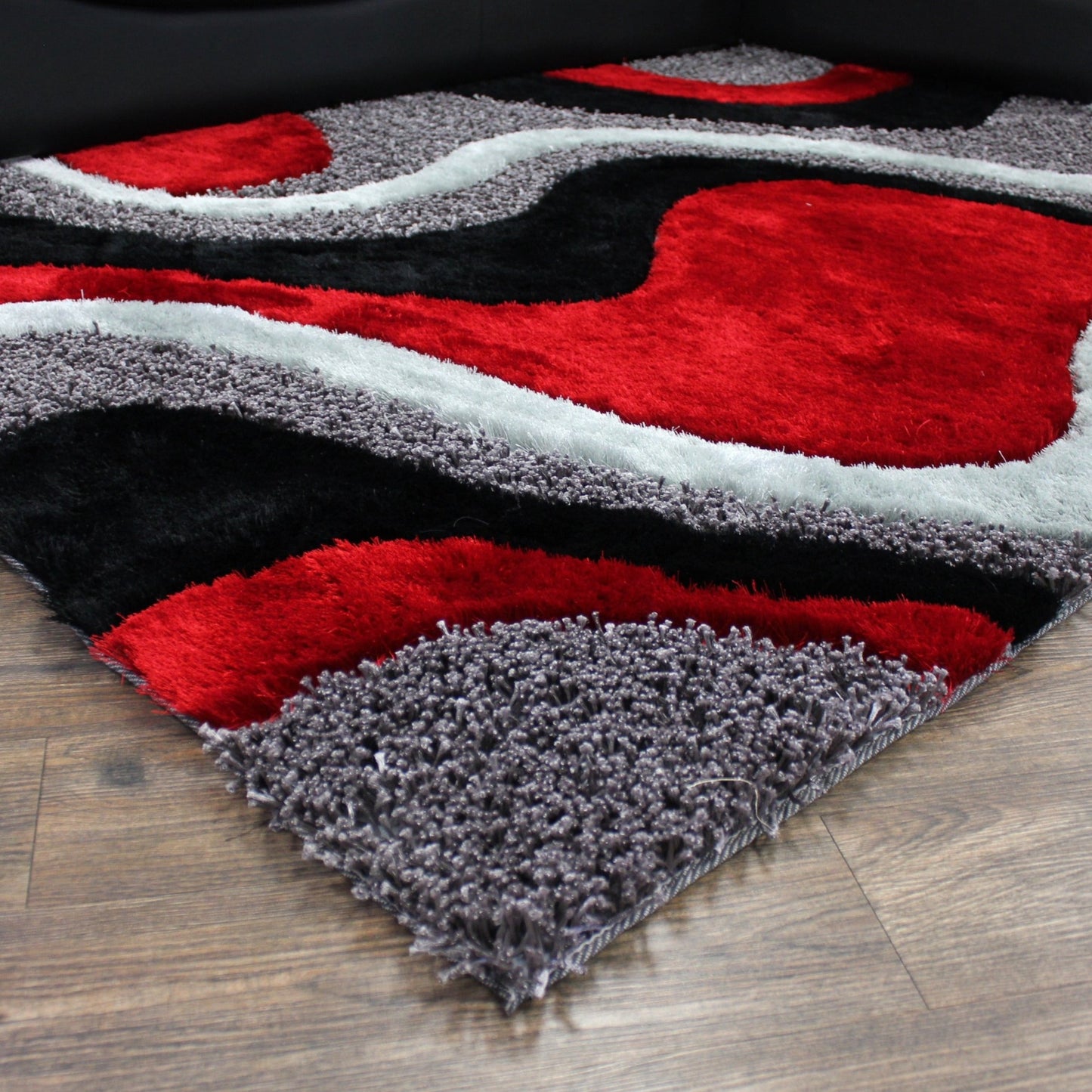 Luxury Shag Viscose Shiny Design Plush Area Rug/ Carpet