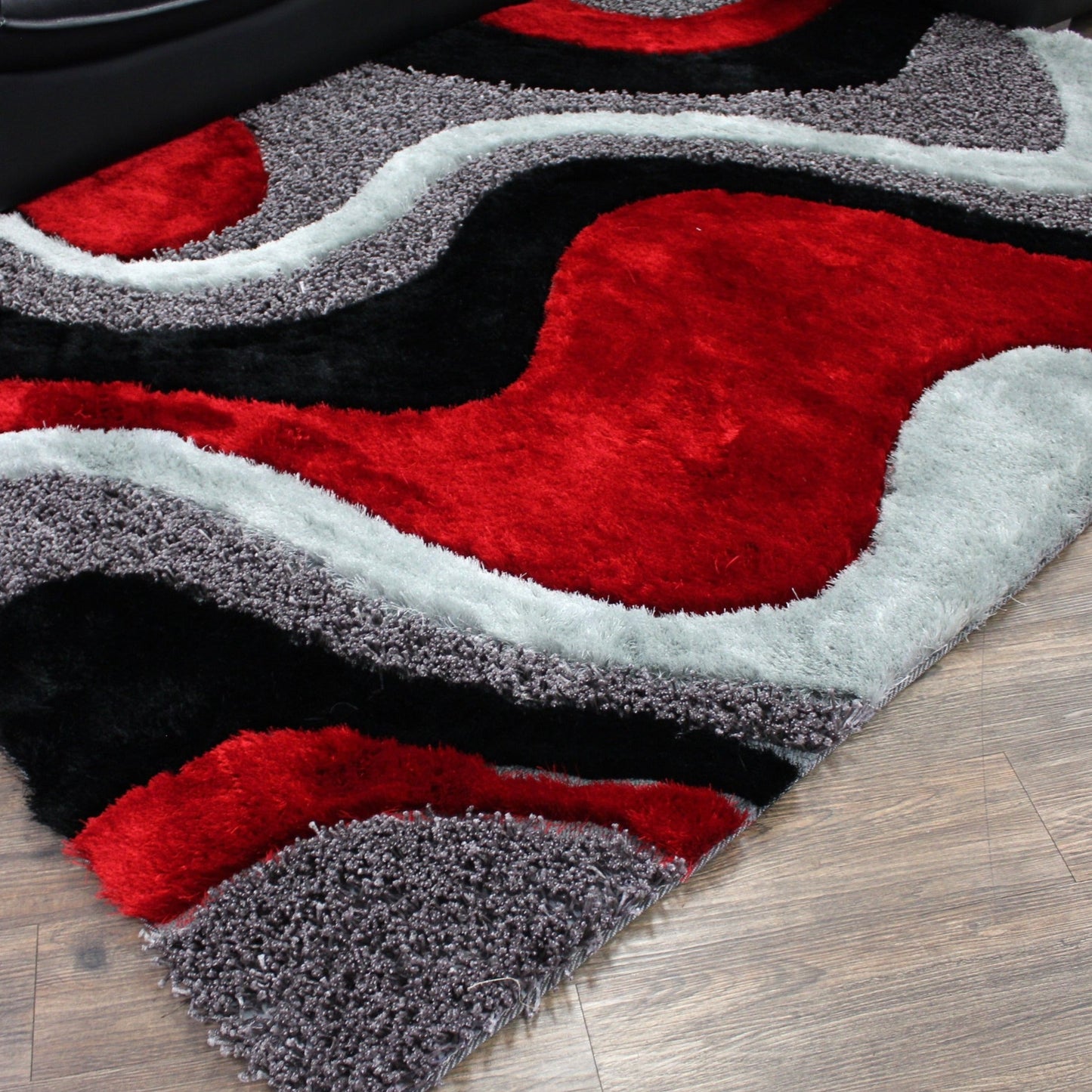 Luxury Shag Viscose Shiny Design Plush Area Rug/ Carpet