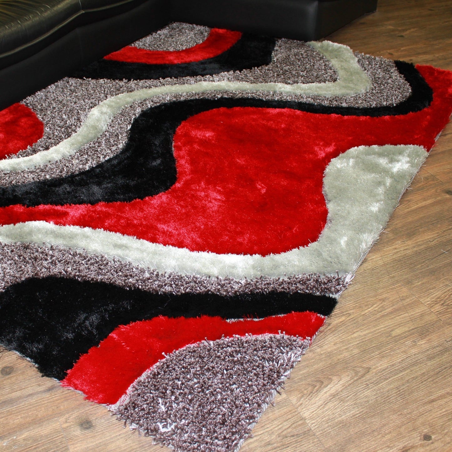 Luxury Shag Viscose Shiny Design Plush Area Rug/ Carpet