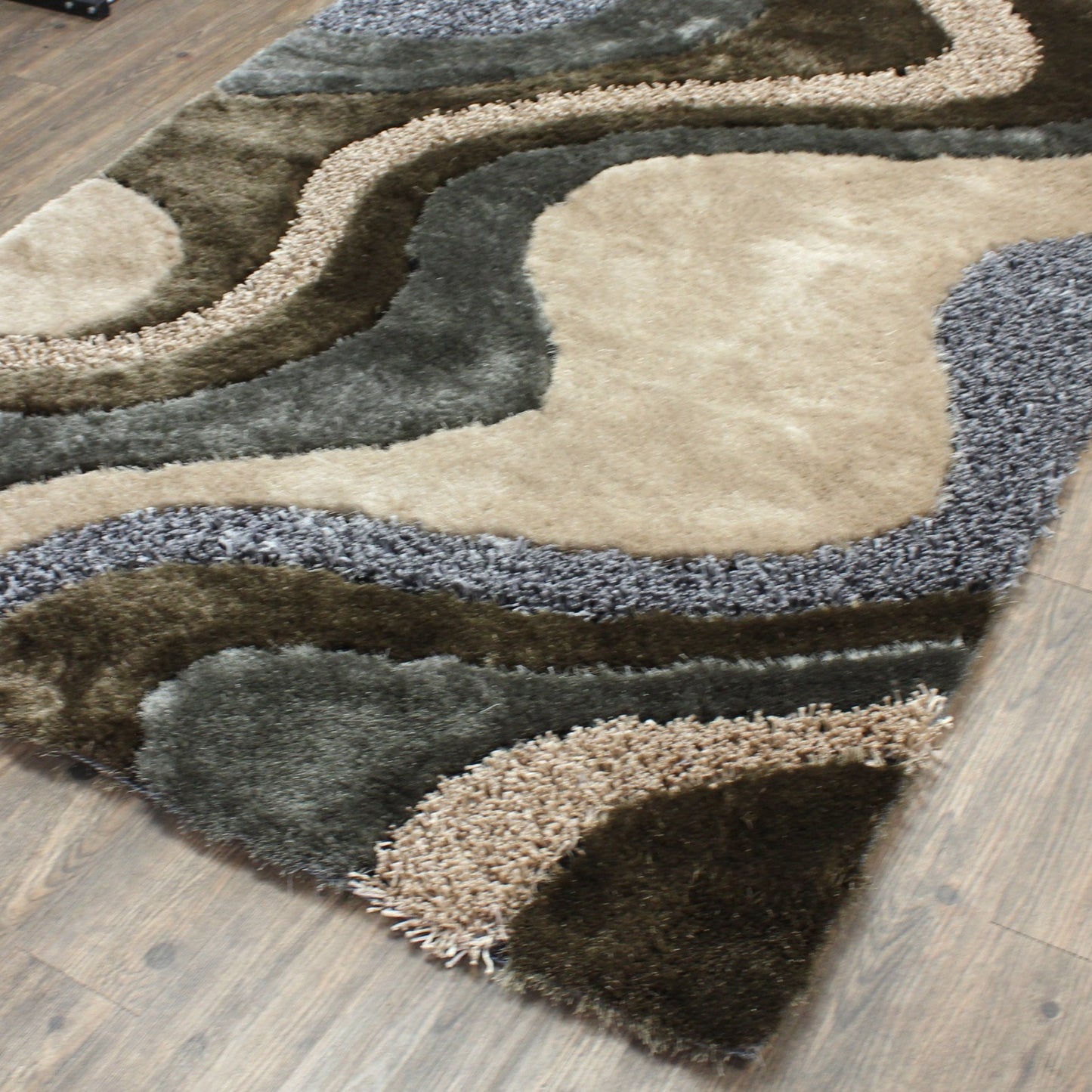 Luxury Shag Viscose Shiny Design Plush Area Rug/ Carpet