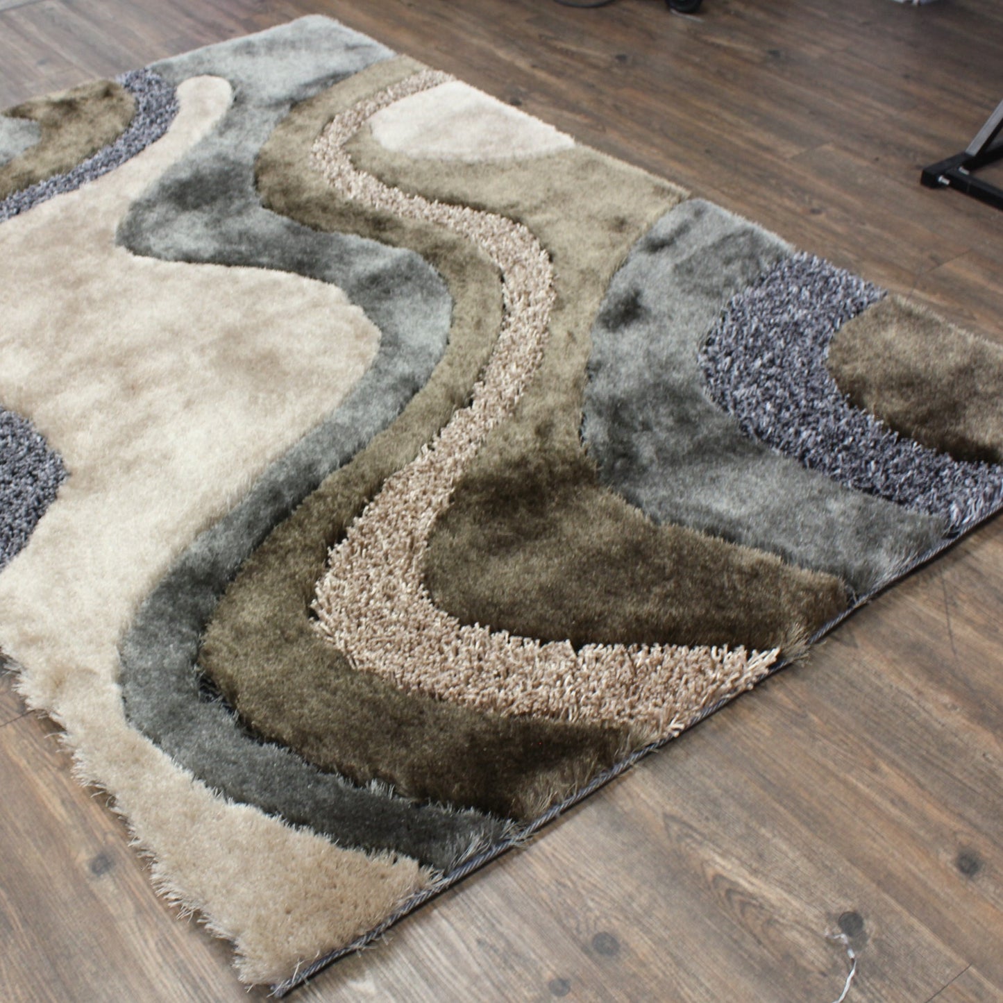 Luxury Shag Viscose Shiny Design Plush Area Rug/ Carpet