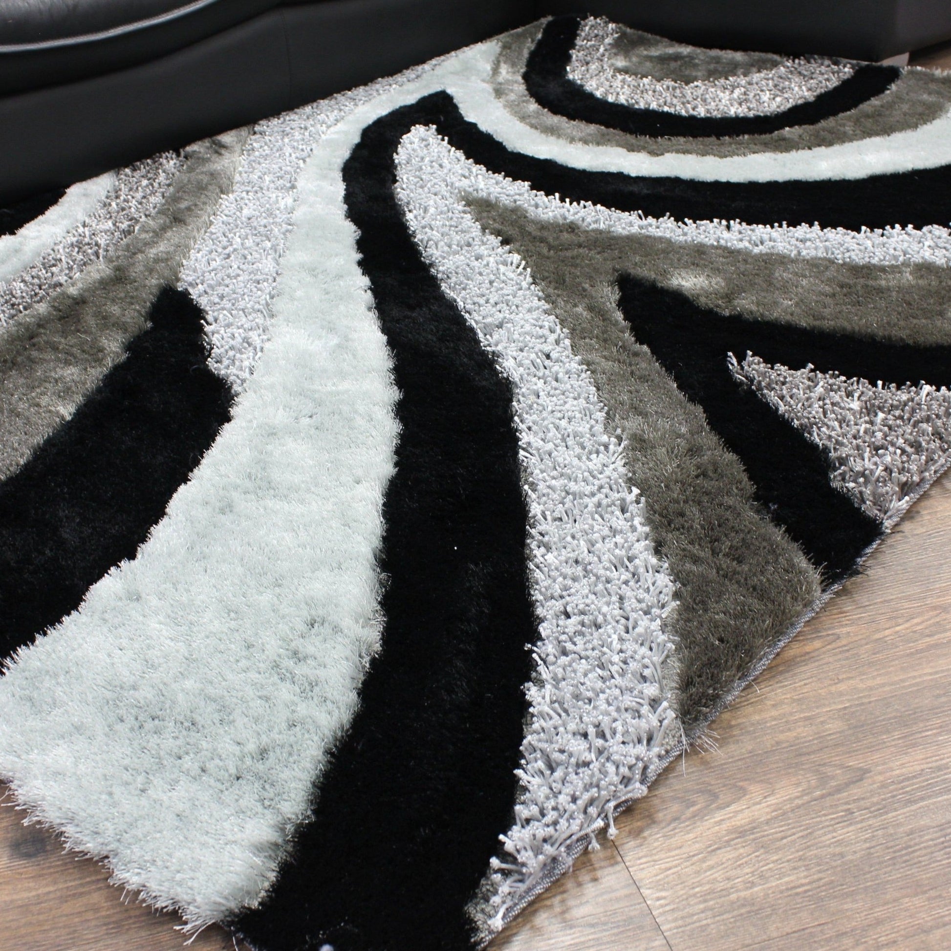 Beautiful Shag Soft Shiny Plush Design Area Rug/ Carpet
