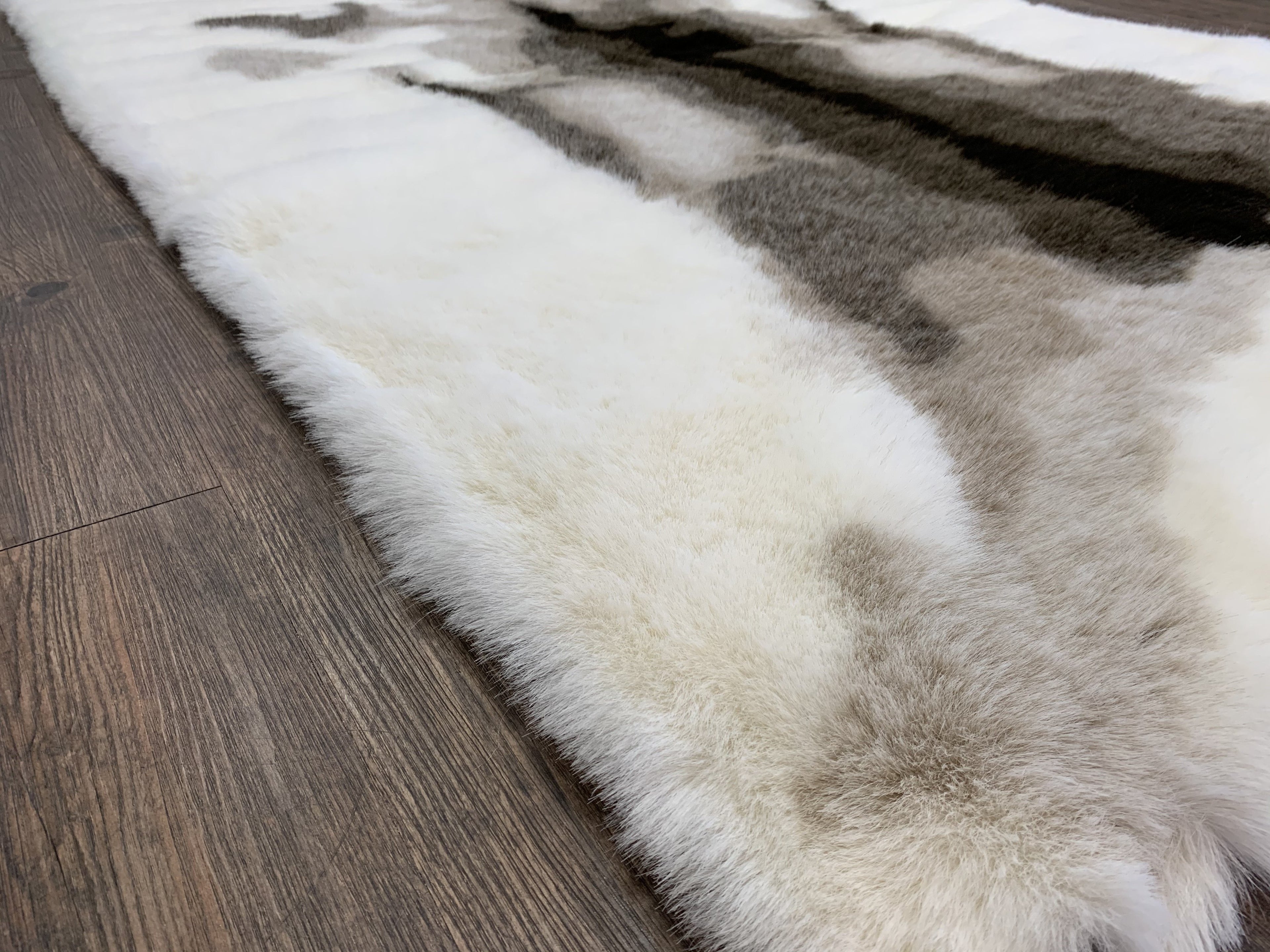 Animal Print Faux Area Rug/Bed Cover Collection