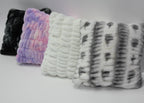 Fluffy Faux Fur Braided Look teddy bear touch Decorative Pillow